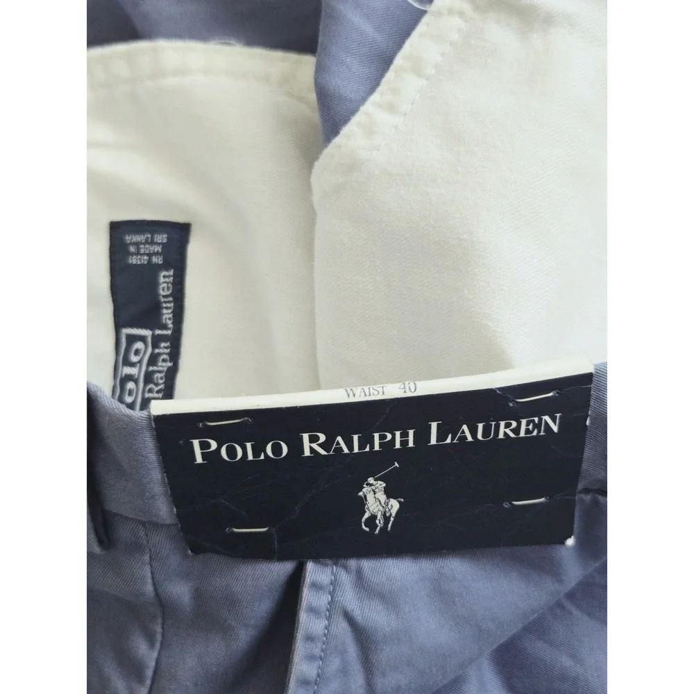NWT Vintage Polo Ralph Lauren Men's‎ Shorts Sz 40 Blue Preppy Coastal Nautical